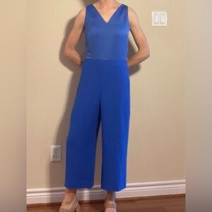 Size 0 blue Banana Republic jumpsuit